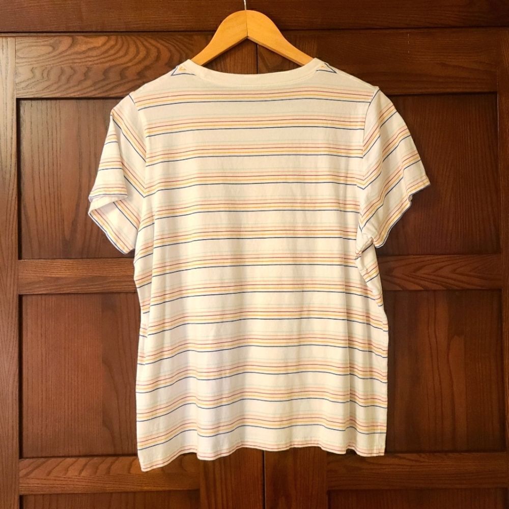 Madewell Northside Vintage Tee in Costillo Stripe Lighthouse - Picture 6 of 7